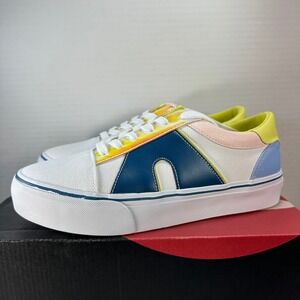 Airwalk Women's 9.5 Alya4-J Sneakers White Multi Colorblock Iridescent NEW